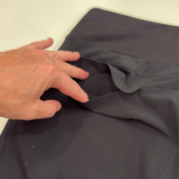 Athleta SoHo Skort Black Athletic Skirt with Shorts Size 4 - Picture 9 of 13